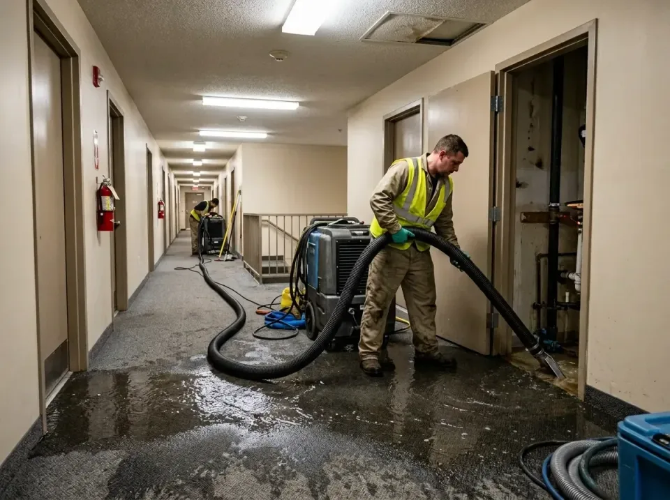 multi-unit-apartment-hallway-f-005 — frequently asked questions, Emergency Burst Pipe Water Extraction & Removal in Minnetri…
